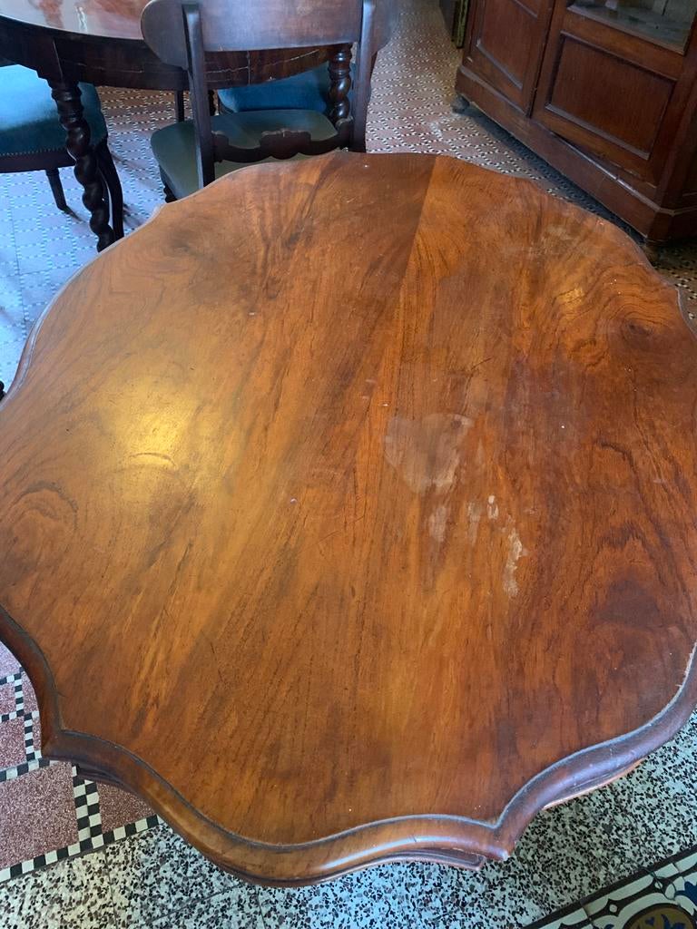 Ovale houten tafel, Huis en Inrichting, Ophalen