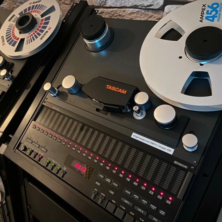 TASCAM MSR-24- RC-424 -PS-24 Complet set 24 piste p, Enlèvement, Simple, Autres marques, Commandes tactiles