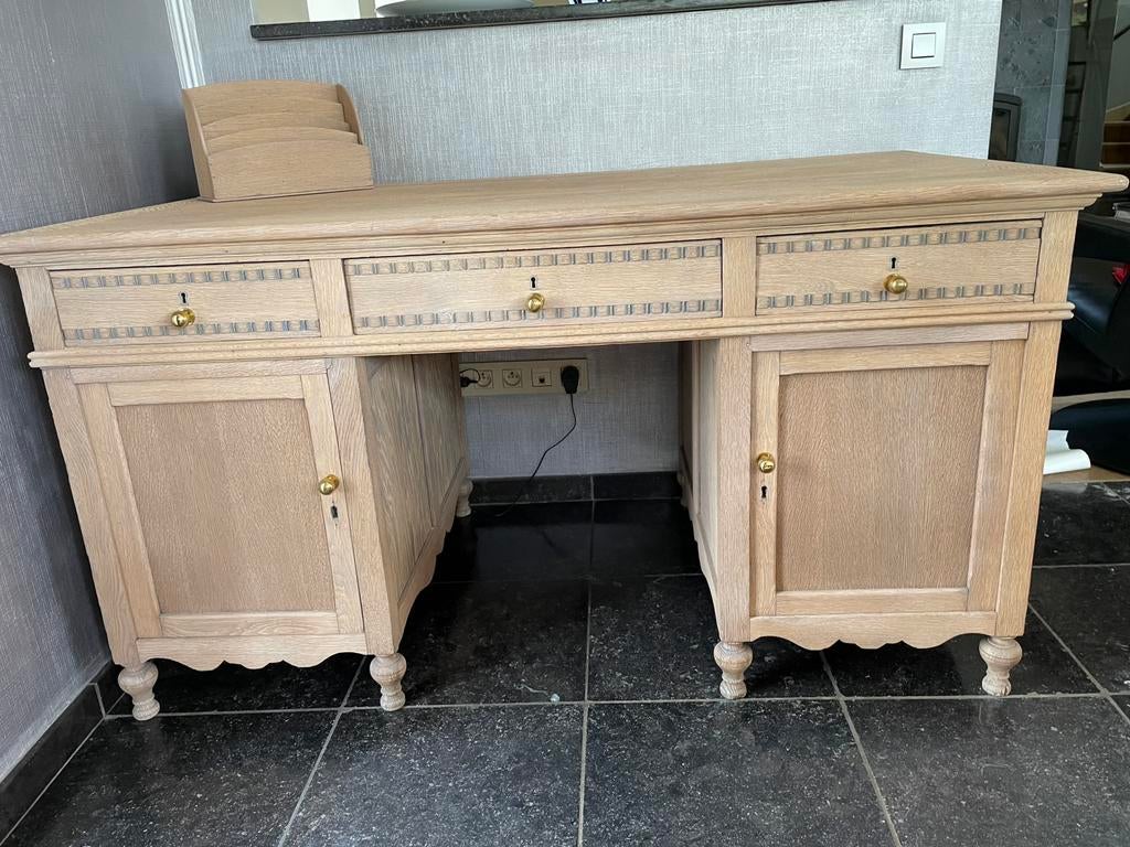 Eiken bureau in prachtige staat, Antiek en Kunst, Ophalen