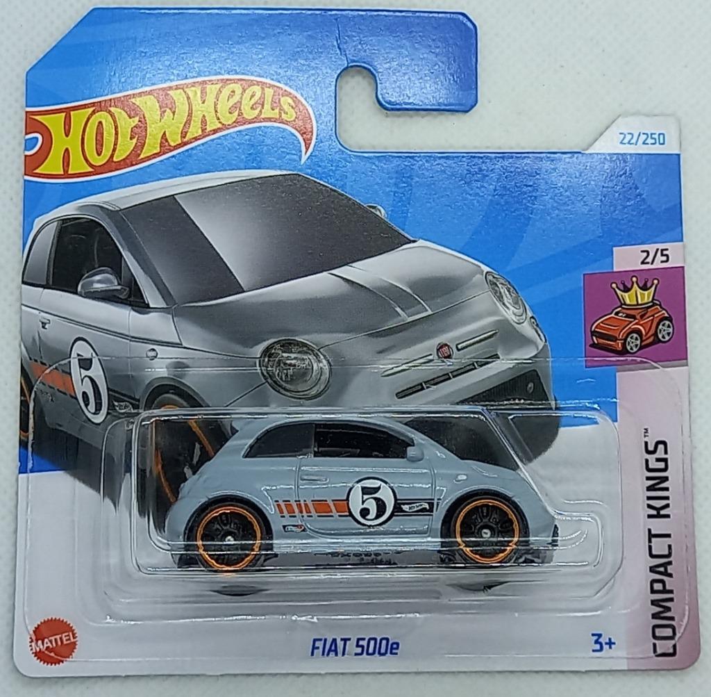 Hotwheels Fiat 500e (grijs), Verzenden, Nieuw, Auto
