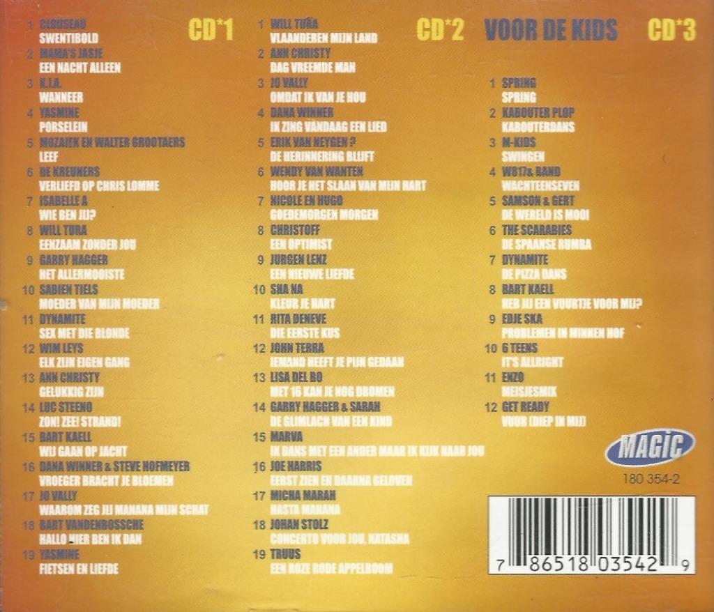 3CD-BOX * 50 VLAAMSE SUPERHITS - Deel 1, Verzenden, Zo goed als nieuw, Levenslied of Smartlap