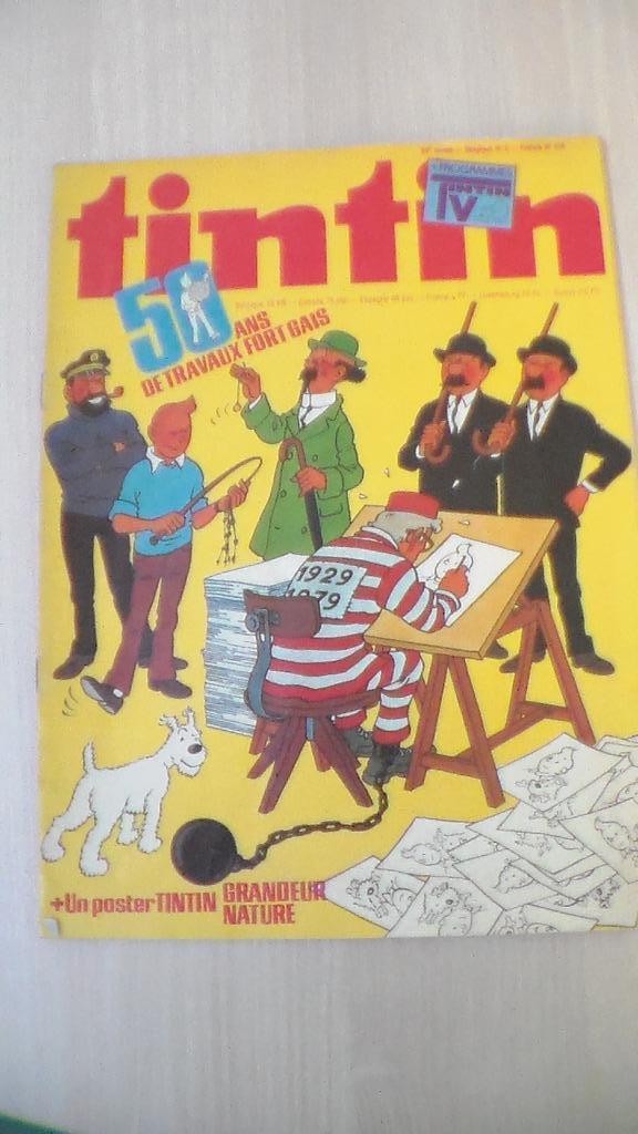 Hebdomadaire Tintin, Enlèvement, Tintin, Utilisé, Autres types