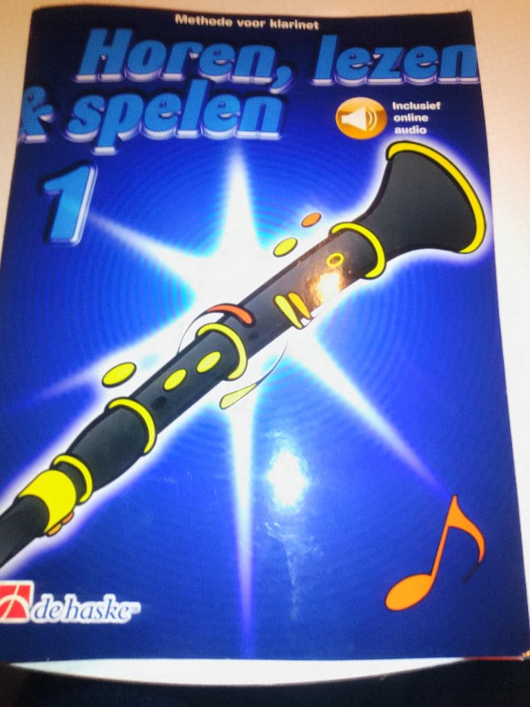Horen Lezen Spelen Klarinet   vol 1 en 2, Ophalen of Verzenden, Nieuw, Instrument