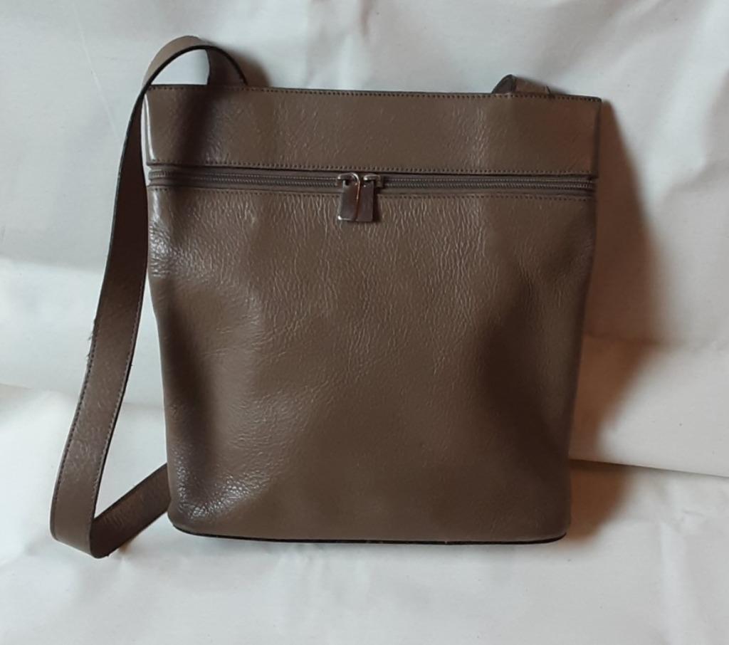 Lederen vintage  Handtas/crossbody Rothko, Verzenden, Gebruikt, Overige kleuren, Handtas