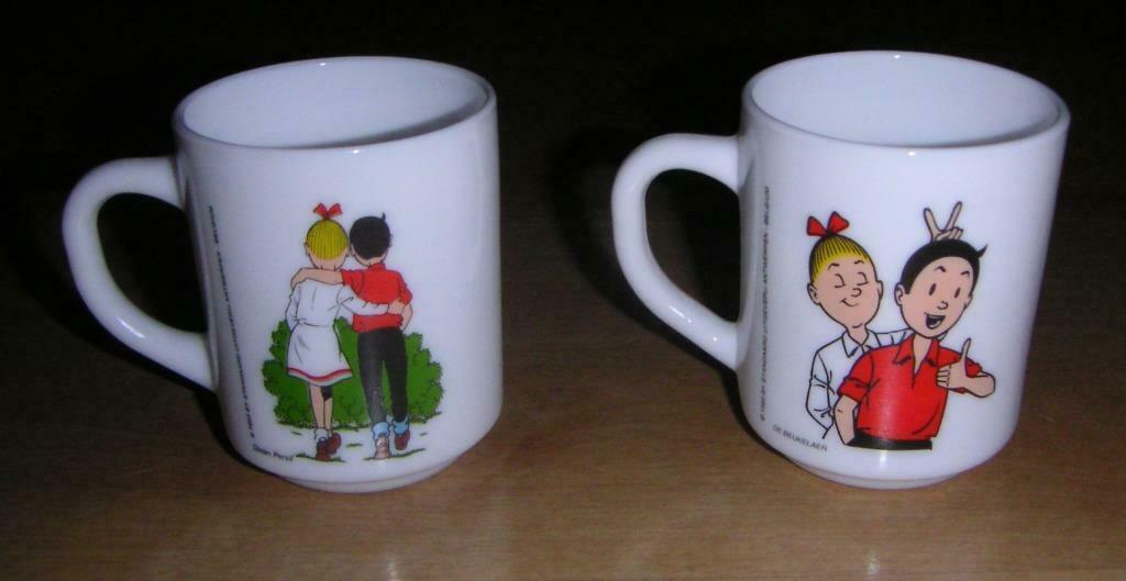 2 kopjes SUSKE en WISKE1995 De Beukelaer Dixan Persil, Verzamelen, Ophalen of Verzenden, Suske en Wiske, Gebruikt, Gebruiksvoorwerp