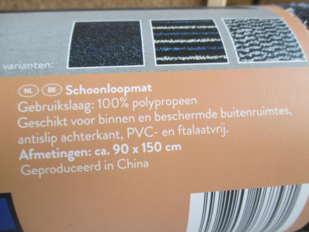 schoonloopmat nieuw, Tuin en Terras, Binnen, Kunststof, Ophalen of Verzenden, Nieuw