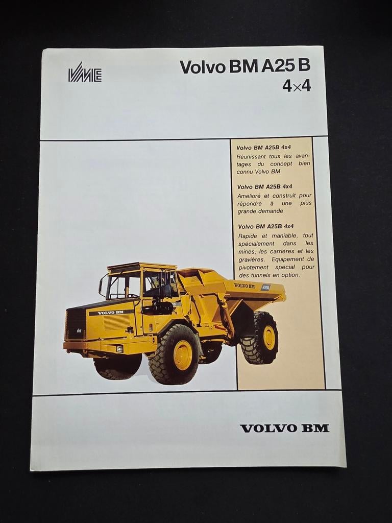 Brochure Volvo BM A25 B 4X4, Ophalen of Verzenden, Volvo