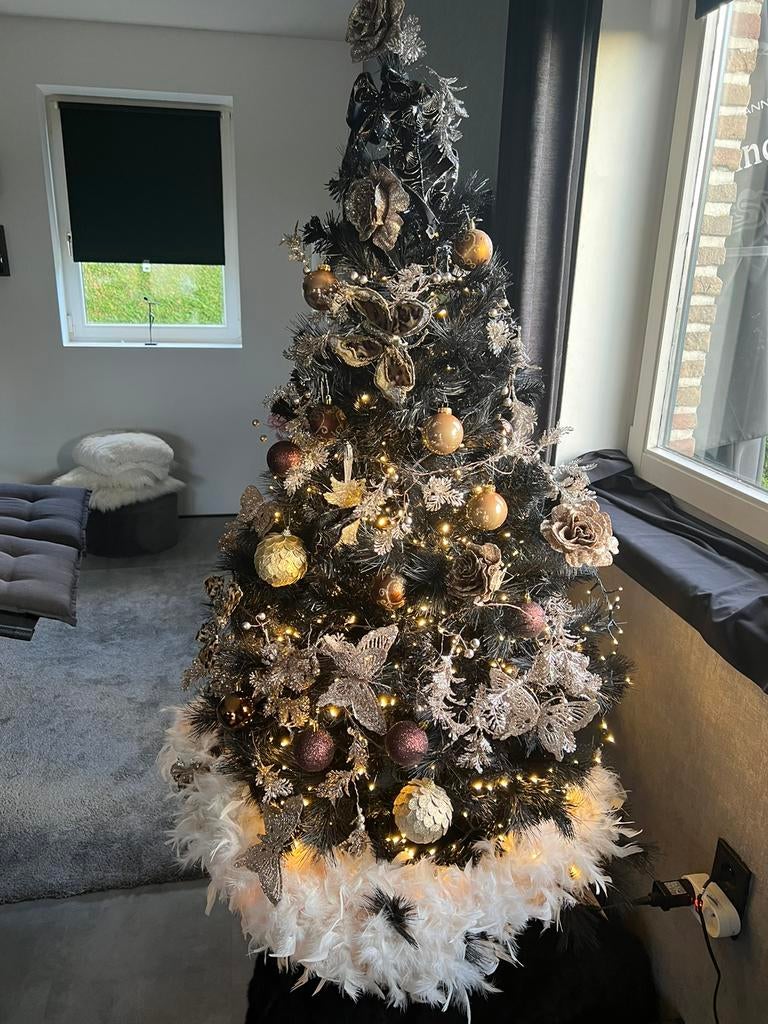 Sapin de noel noir 1m80 neuf, Neuf
