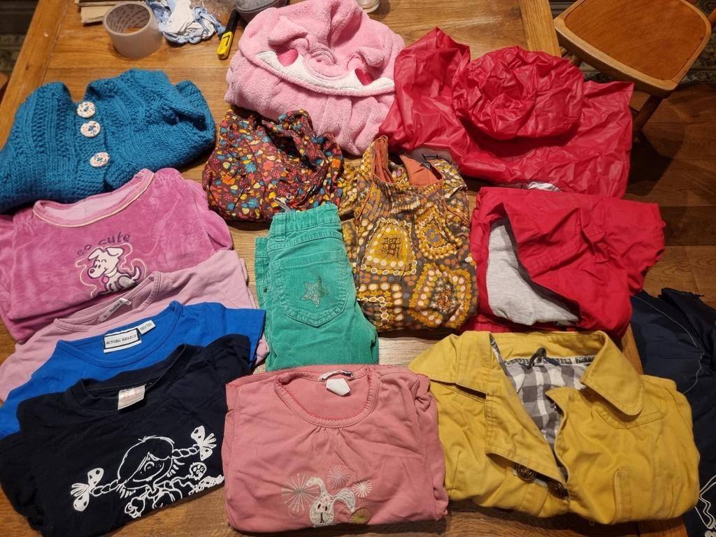 Meisjeskledij 13 stuks maat 110, Enlèvement ou Envoi, Comme neuf, Taille 110