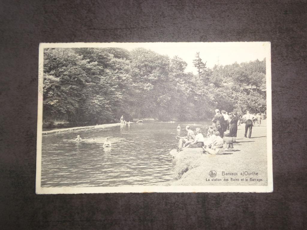 1 ancienne carte postale de Barvaux s/Ourthe, Enlèvement
