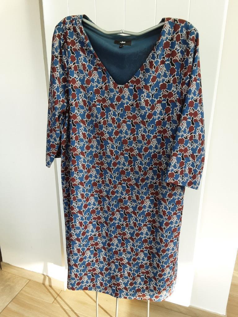 Mooi gevoerd kleedje korte mouwen maat 38 *JBC* Hele goede s, Maat 38/40 (M), Blauw, JBC, Ophalen of Verzenden