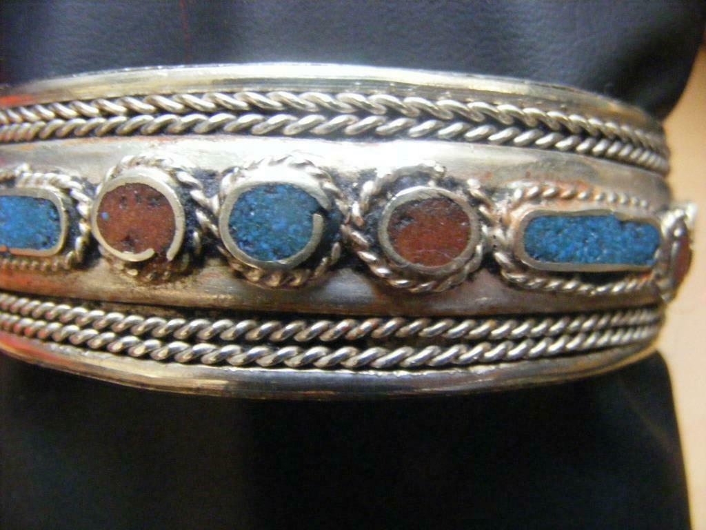 Oude armband, Gebruikt, Ophalen of Verzenden, Met edelsteen, Zilver