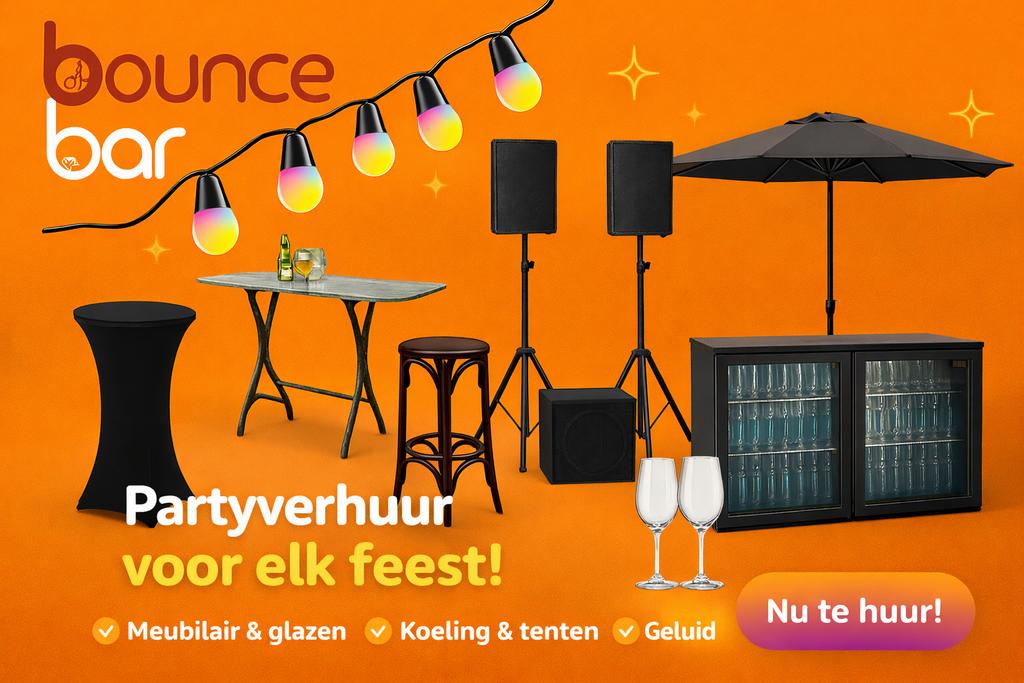 Feestmateriaal huren? Alles voor een geslaagd feest!, Ophalen of Verzenden