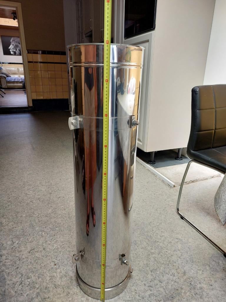 Dubbelwandige inox buizen ....., Doe-het-zelf en Bouw, Ophalen, Inox