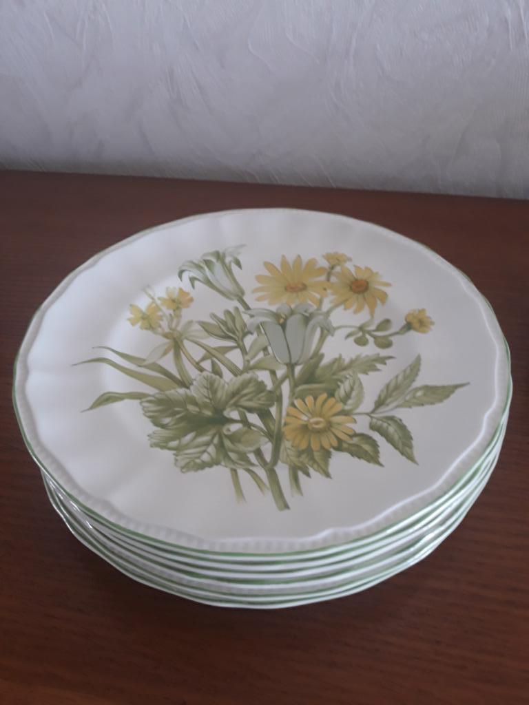 Bloemetjesservies, Ophalen, Bord(en)