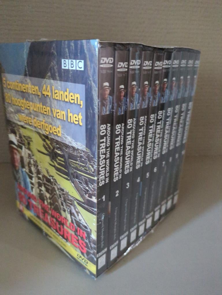 NIEUW dvd box Around the world in 80 treasures, Ophalen of Verzenden, Nieuw in verpakking