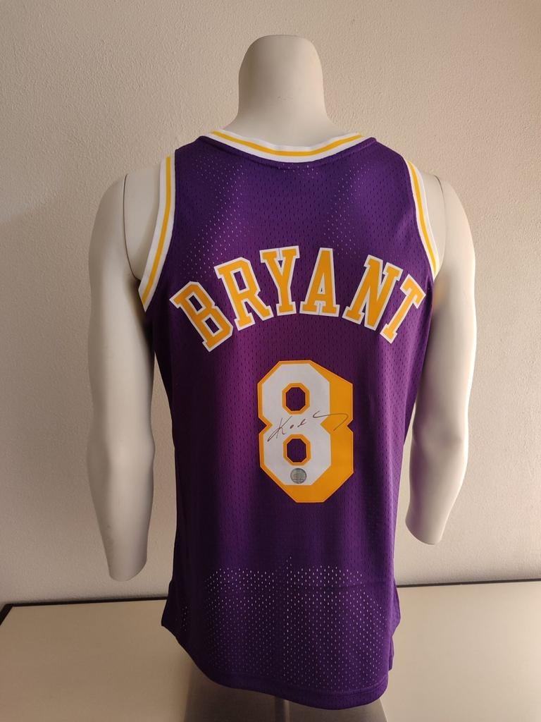 Kobe Bryant gesigneerd LA Lakers basketbal shirt met coa, Ophalen of Verzenden, Nieuw, Shirt