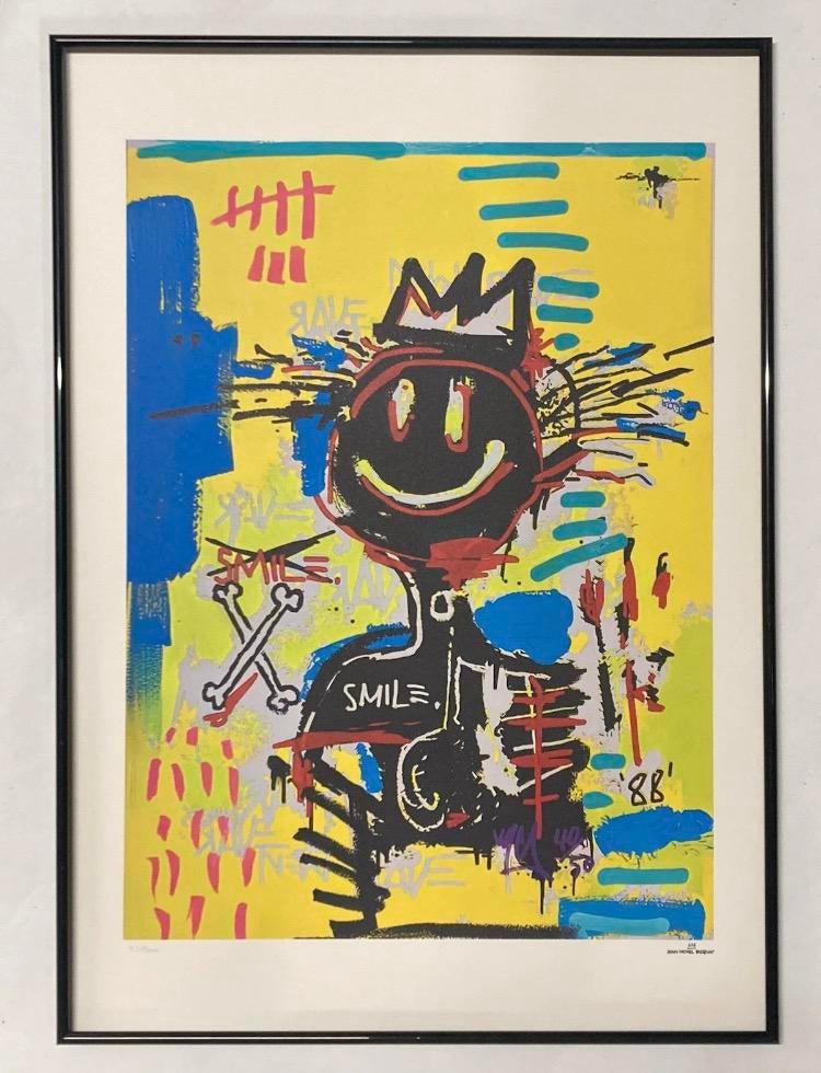 Jean-Michel Basquiat : lithographie vendue encadrée, Enlèvement ou Envoi