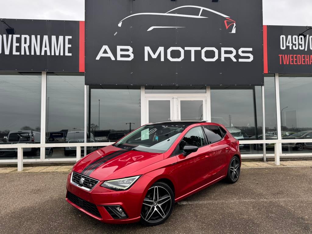 Seat Ibiza 1.0TSI FR 2019 DSG Pano Led Navi ACC, Bluetooth, Achat, Euro 6, Entreprise