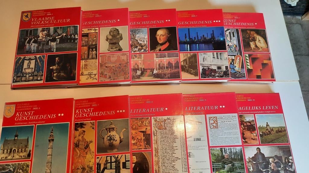 culturele geschiedenis van Vlaanderen, Boeken, Ophalen, Gelezen