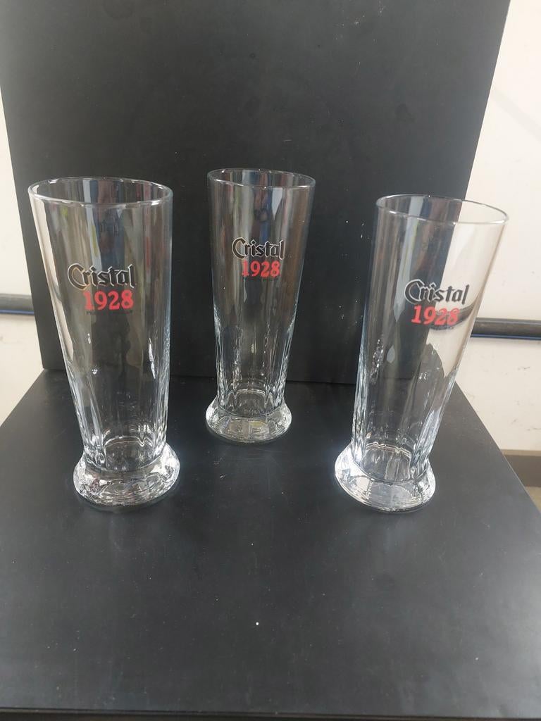 Cristal Alken 1928 glazen, Verzamelen, Ophalen of Verzenden, Nieuw, Bierglas