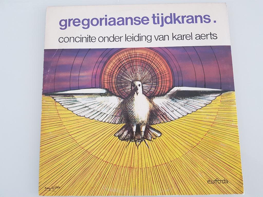 Vinyl LP Gregoriaanse tijdkrans Klassiek Gregoriaans Aerts, Cd's en Dvd's, Ophalen of Verzenden, 12 inch