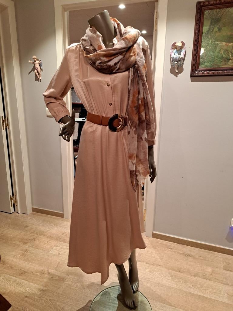 caroline biss kleed, Ophalen, Caroline biss, Beige, Zo goed als nieuw