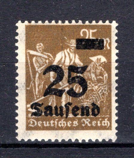 REICH ALLEMAND N 259 MNH** 1923, Enlèvement ou Envoi, Non oblitéré