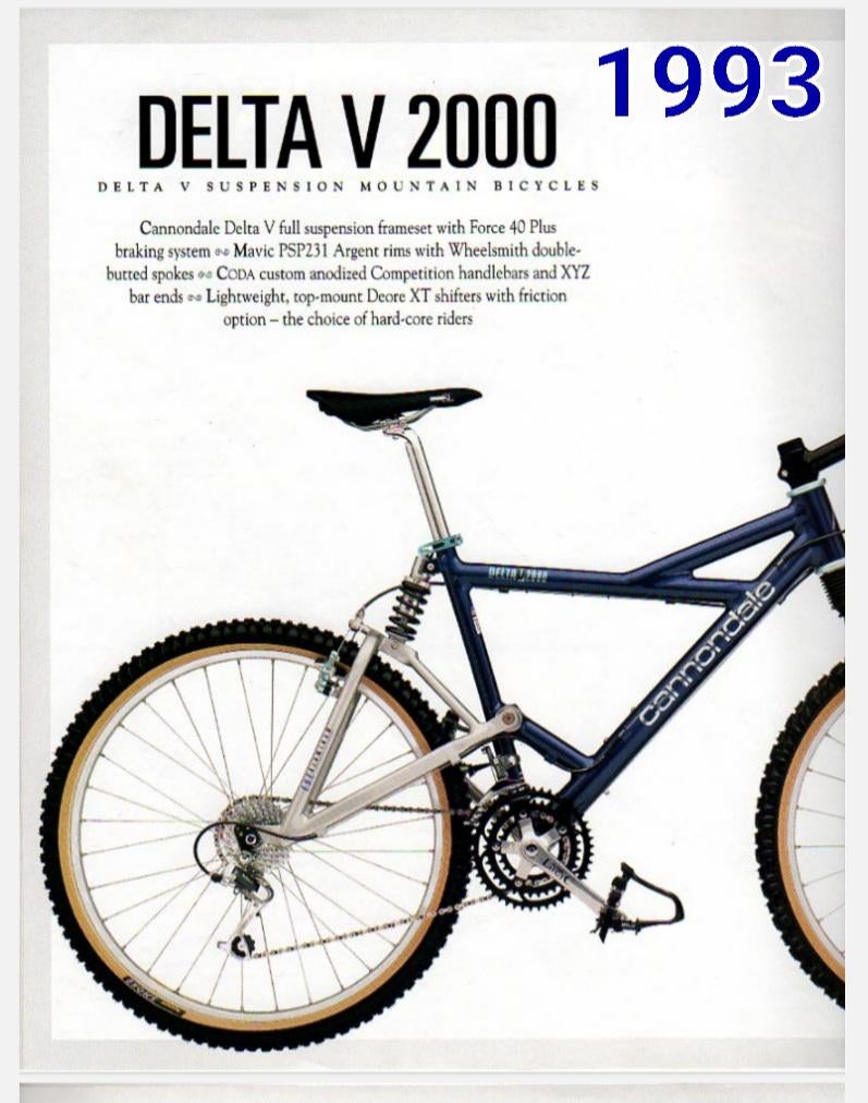 Cannondale Delta V 2000, Fully, Ophalen, Gebruikt, Overige merken
