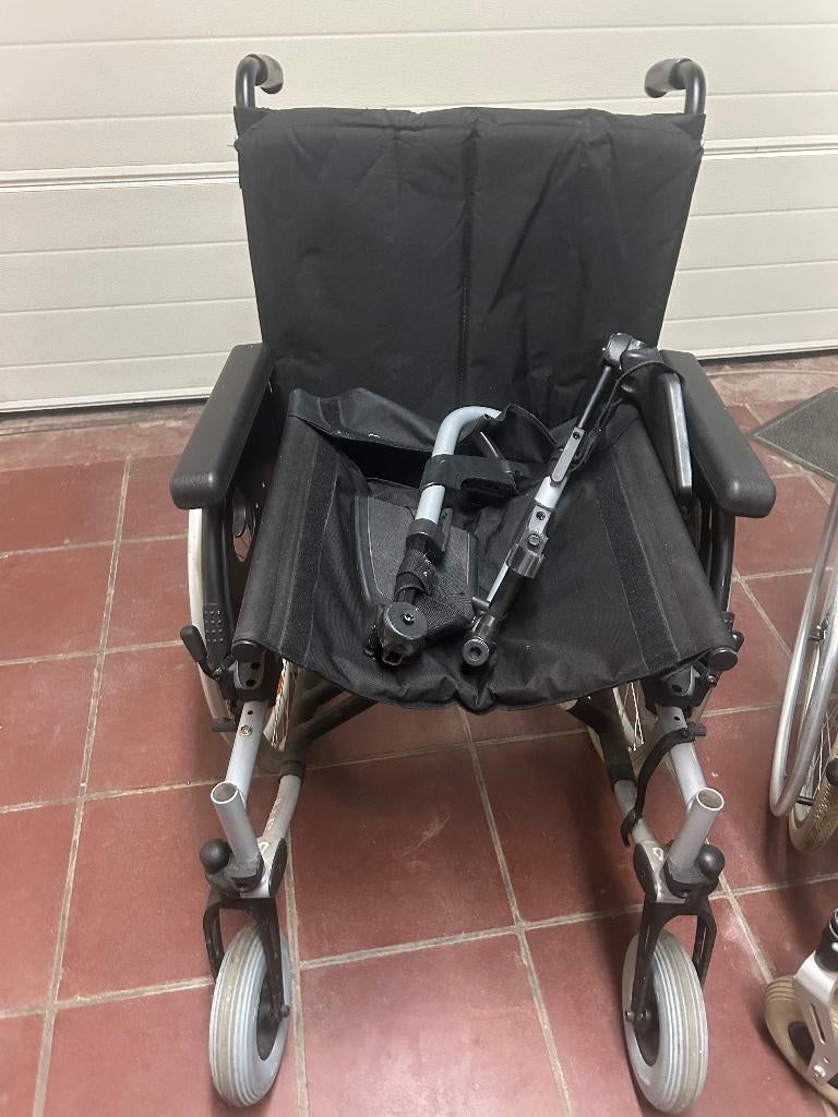 rolstoelen te koop met voetsteunen, Ophalen, Inklapbaar, Gebruikt, Duwrolstoel