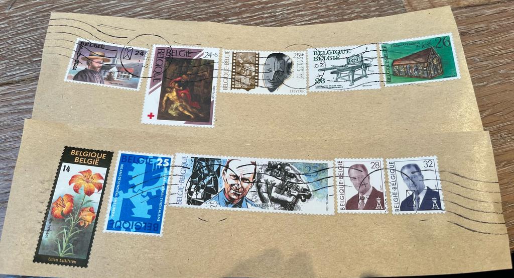 Oude postzegels Belgische frank, Postzegels en Munten, Ophalen of Verzenden