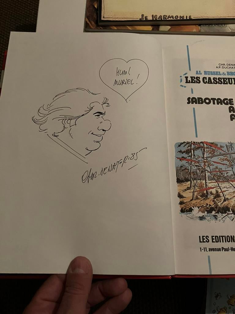 Originele tekening de brokkenmakers - Denayer/Duchateau, Enlèvement ou Envoi