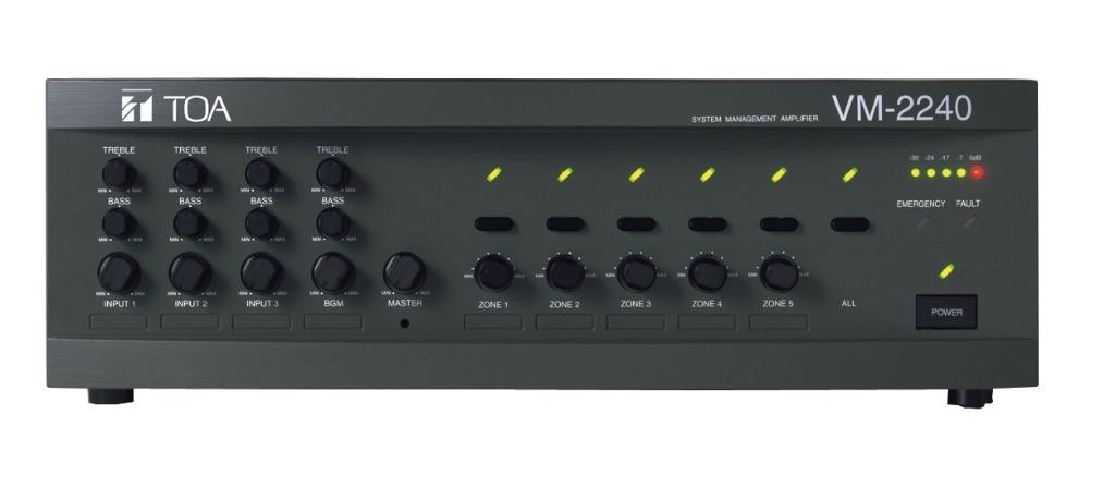 TOA VM 2240 multifunctionele versterker, Audio, Tv en Foto, Ophalen, Zo goed als nieuw