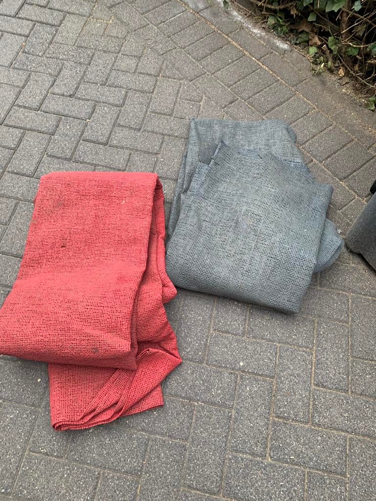Grondzeil 2 stuks, Ophalen, Zo goed als nieuw