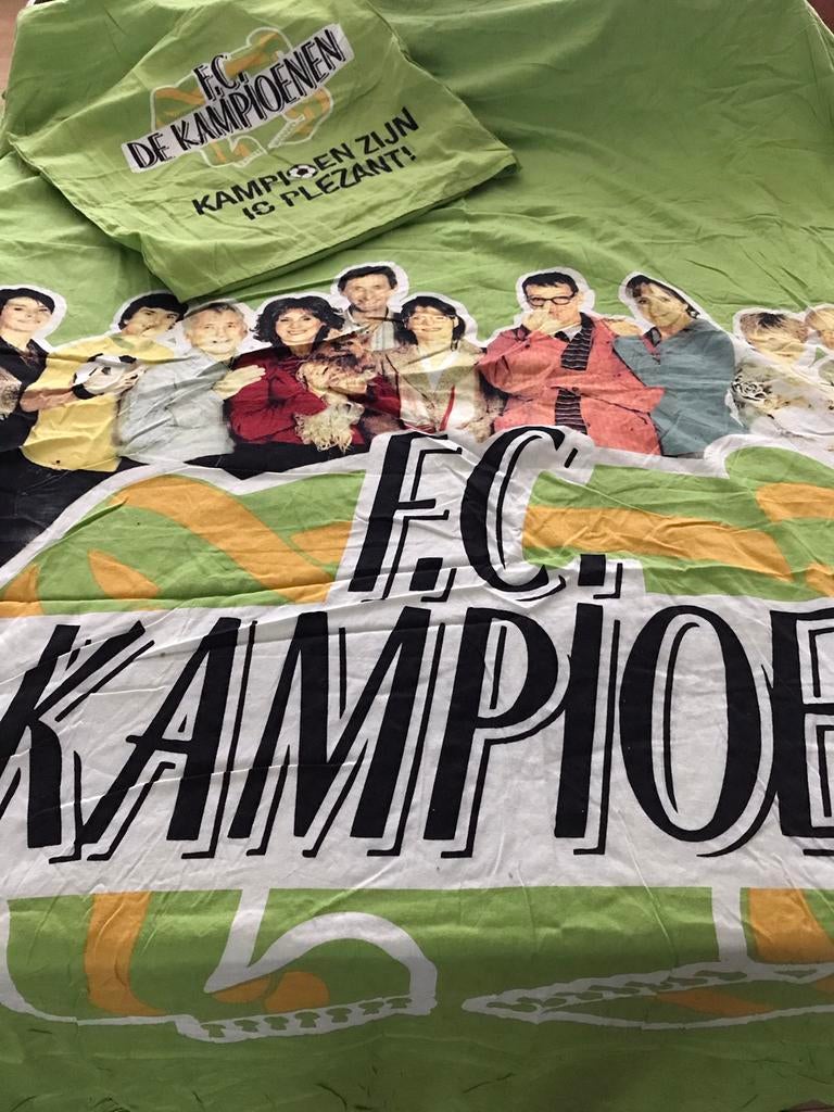 F.C.De kampioenen dekbedovertrek overtrek met kussensloop, Verzamelen, Ophalen of Verzenden, Nieuw, Gebruiksvoorwerp