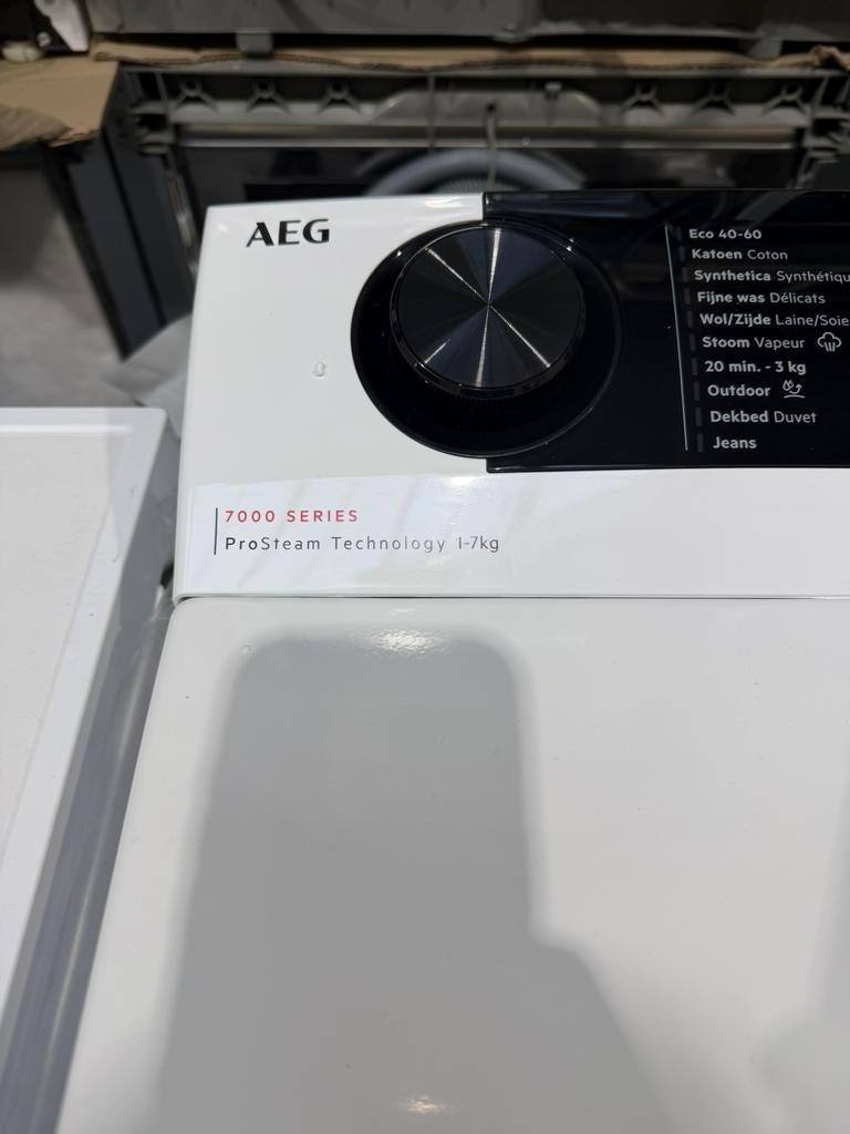 Nouvelle machine à laver po petit studio AEG7000ProSteam7 kg, 6 à 8 kg, Classe énergétique A ou plus économe, Enlèvement ou Envoi