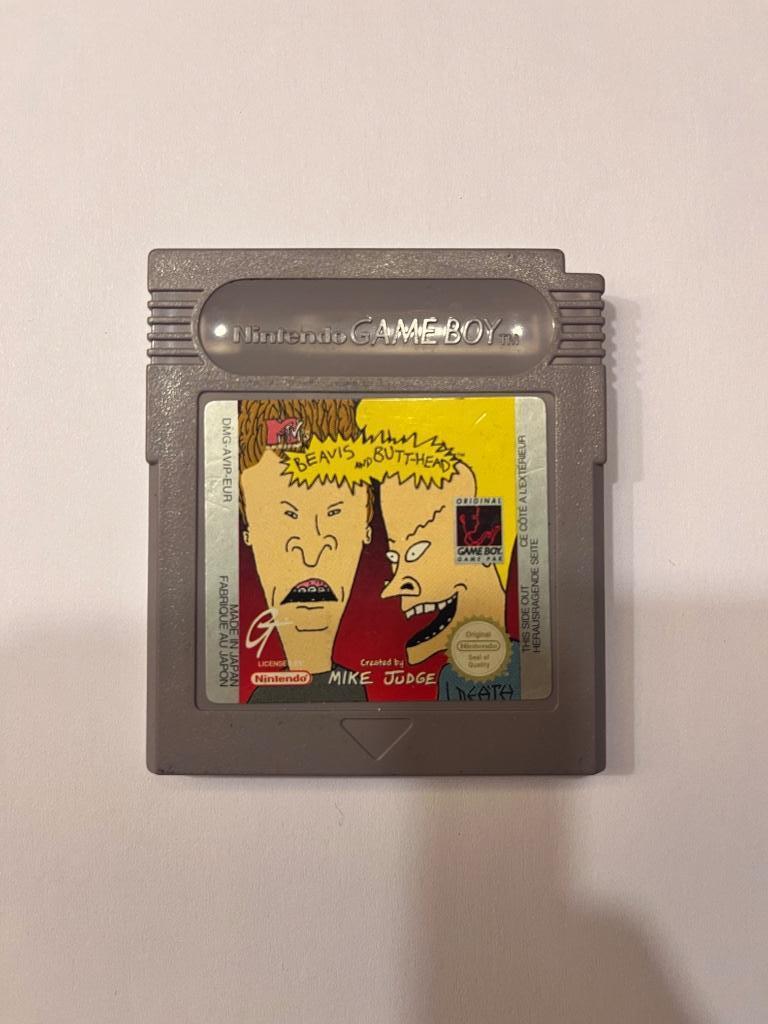Beavis and Butthead Gameboy gb game original (2), Games en Spelcomputers, Games | Nintendo Game Boy, 1 speler, Ophalen of Verzenden