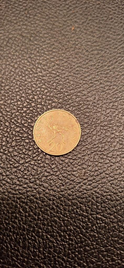 Tanzania 20 senti 1975, Postzegels en Munten, Munten | Afrika, Ophalen of Verzenden, Tanzania