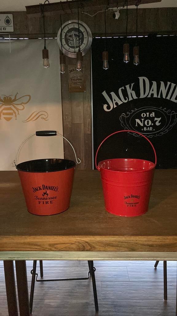 Jack Daniëls emmers  FIRE!, Ophalen of Verzenden, Nieuw, Gebruiksvoorwerp