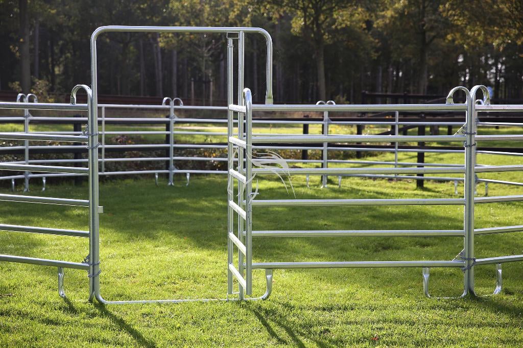 Veld Omheiningen, Rijbak, Paddock, Hekwerk, Afrastering, Opfok, 4 paarden of pony's of meer