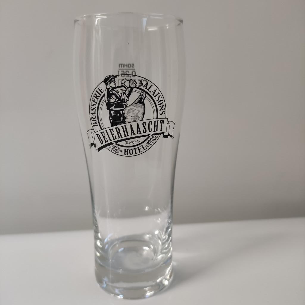 Verre bière Beierhaascht Brasserie salaison Hotel Luxembourg, Enlèvement ou Envoi, Neuf