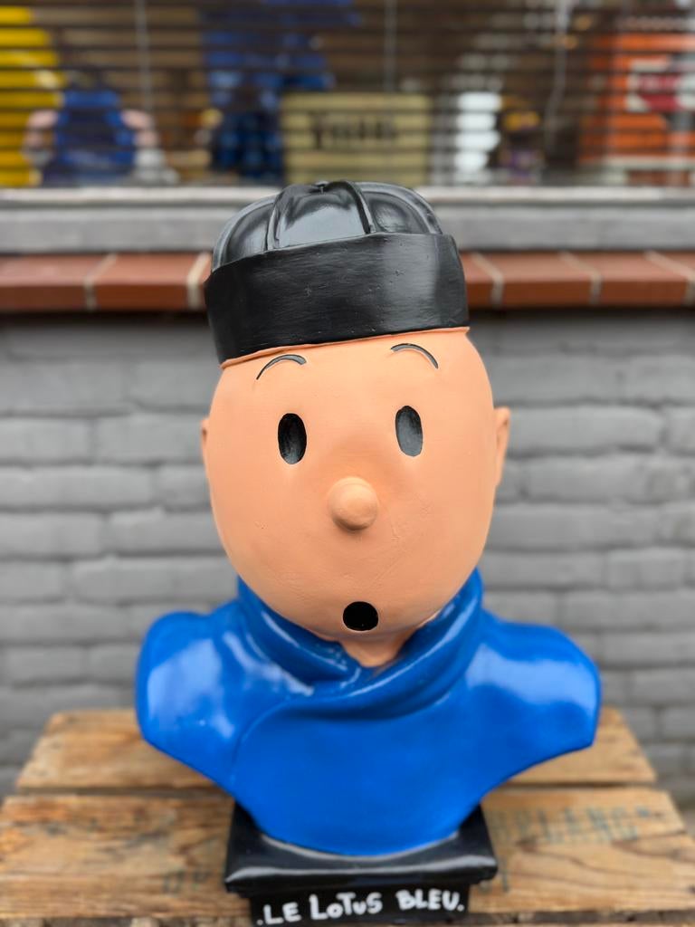 Kuifje TinTin Buste hoofd, Ophalen, Gebruikt, Fantasy