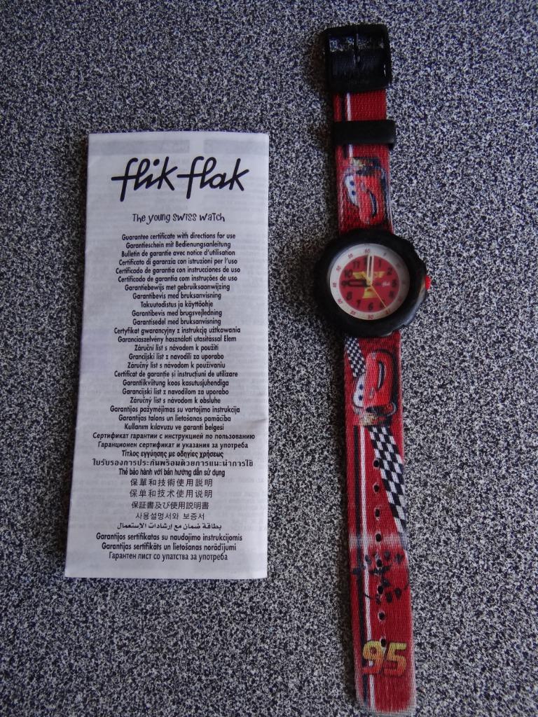 Montre - Flik Flak - Cars 95 - ref.ZFLS019, Enlèvement ou Envoi, Garçon
