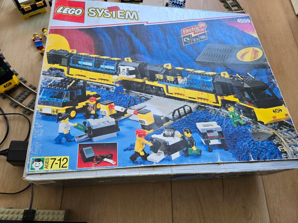 Lego System Nr 4559 cargo railway, Ophalen of Verzenden, Gebruikt, Complete set, Lego
