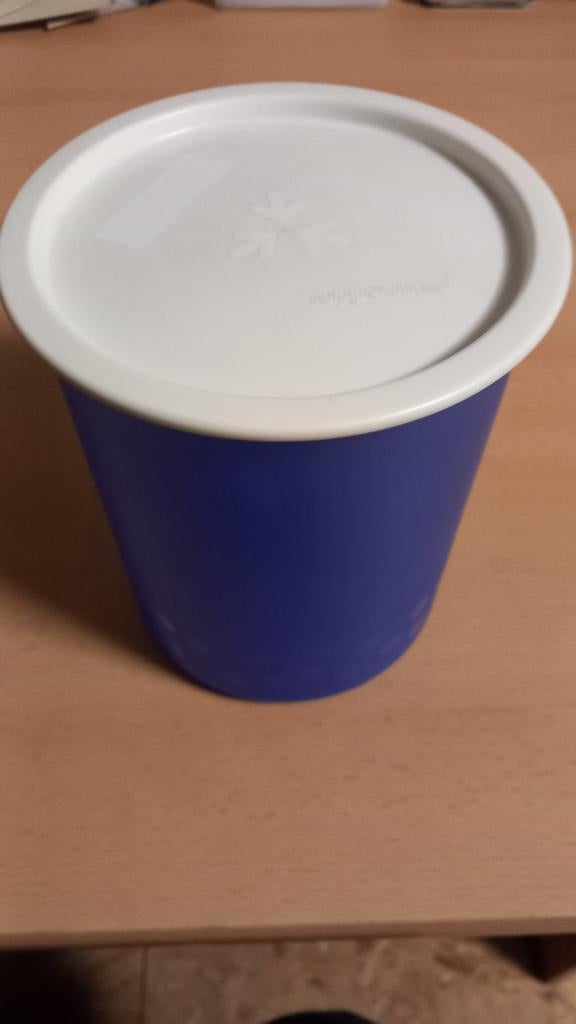 Bewaardoos Tupperware,, Ophalen of Verzenden, Zo goed als nieuw, Blauw