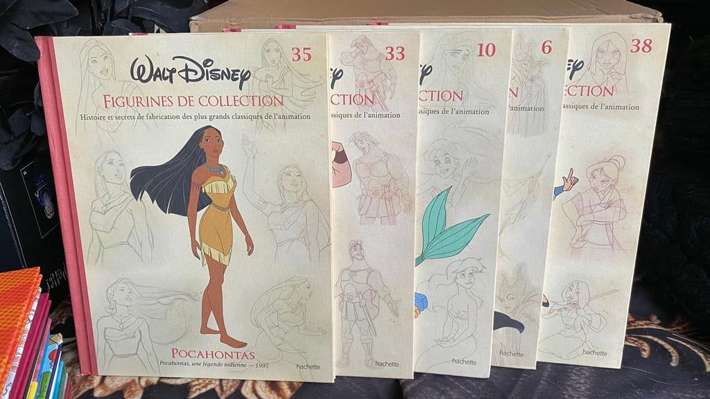 Lot de 5 livres Disney Hachette collection, Ophalen