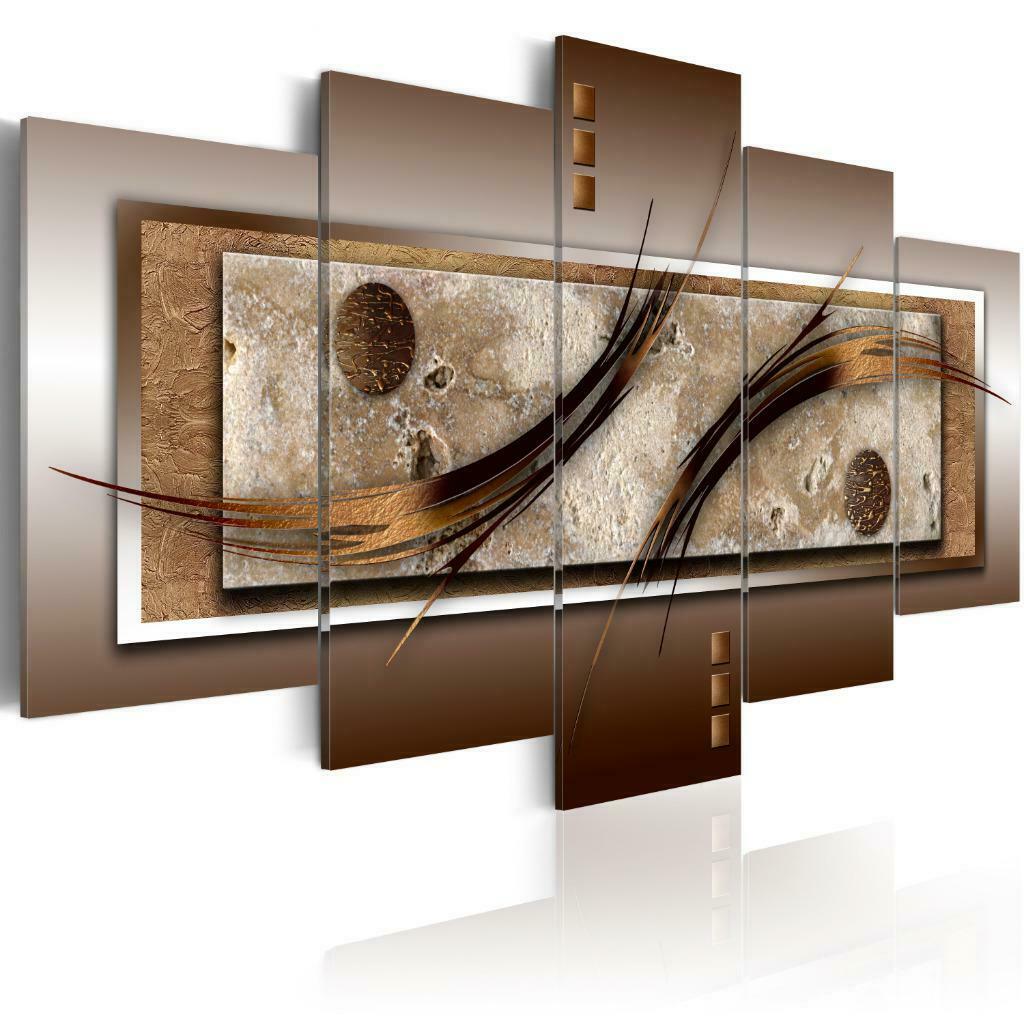 3 Modern Art XXL 5Luik Canvas Schilderij 200x100cm in 2maten, Enlèvement ou Envoi