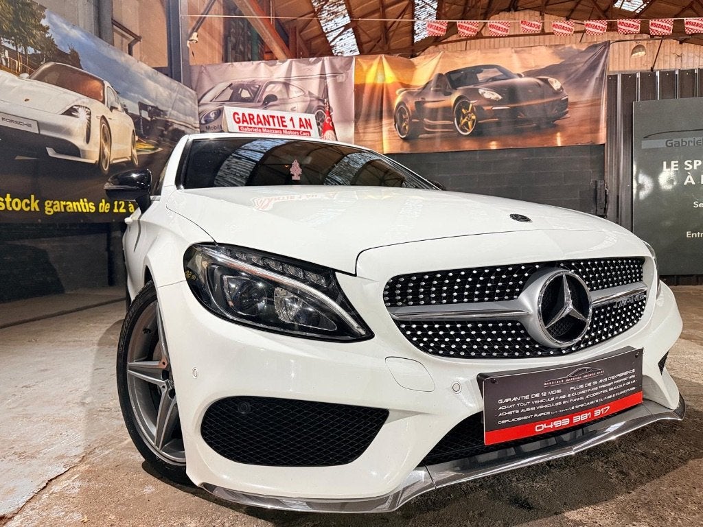 Mercedes-Benz C220 Gtronic Cabriolet AMG LED, Autos, Achat, Euro 6, Entretenue par le concessionnaire, Diesel