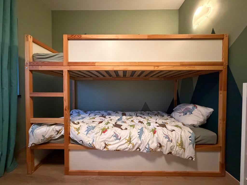 Double Ikea Kura bed, Ophalen, Zo goed als nieuw