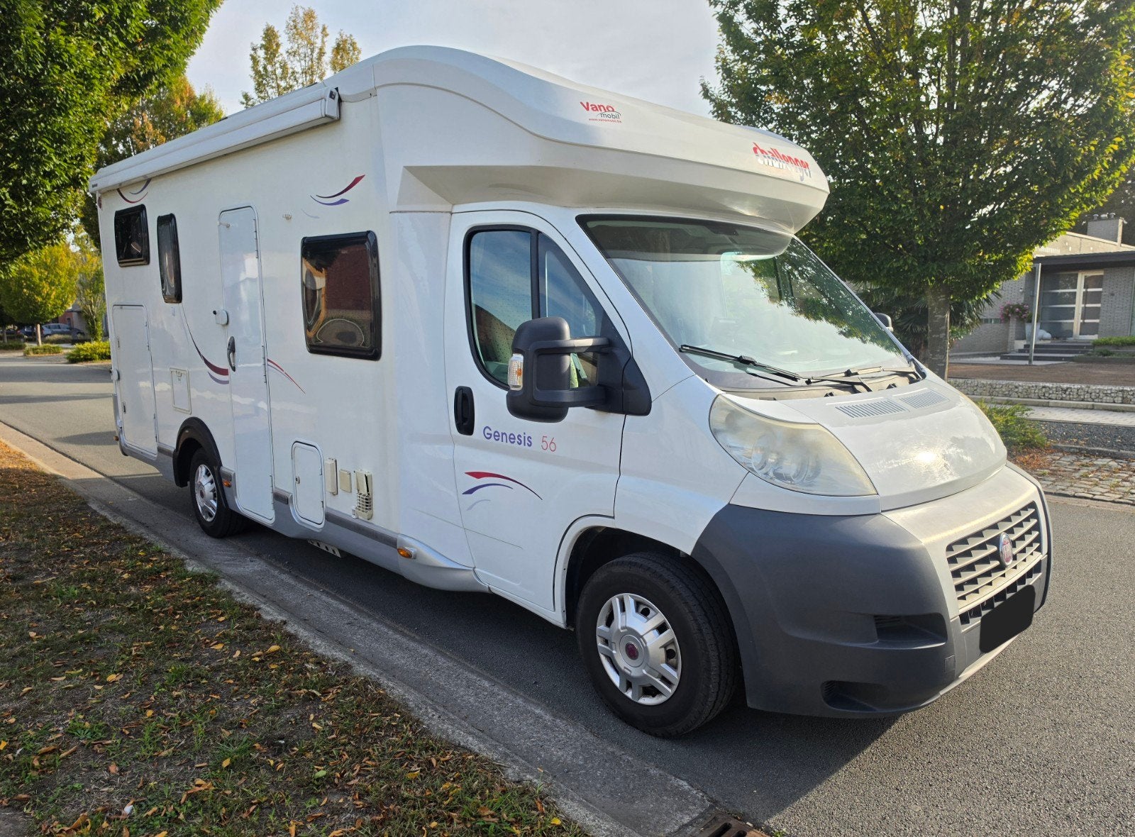 Fiat Ducato 2.3jtd Challenger Genesis 56 Top Staat Gekeurd !, Caravanes & Camping, Toilette à cassette, Fiat, Boîte manuelle, Diesel